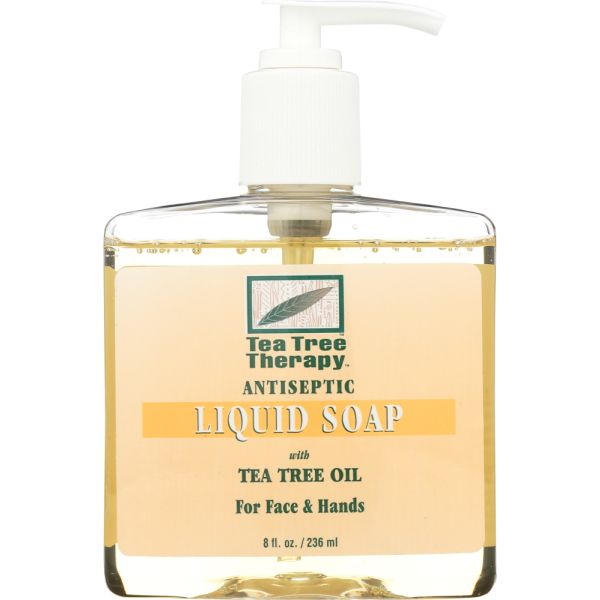 TEA TREE THERAPY: Antiseptic Liquid Soap with Tea Tree Oil, 8 oz