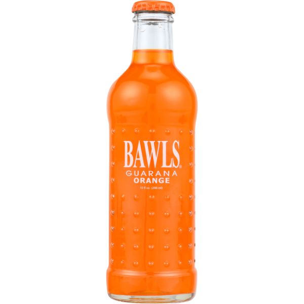 BAWLS GUARANA: Mandarin Orange Soda, 10 oz