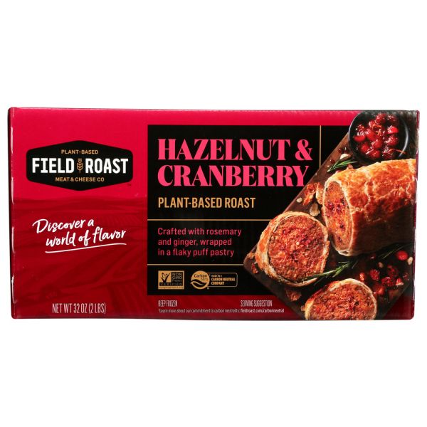 FIELD ROAST: Hazelnut and Cranberry Plant-Based Roast, 2 lb