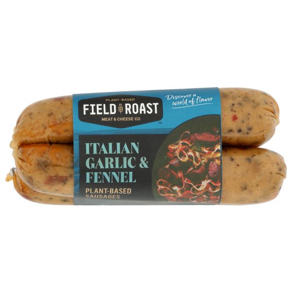 FIELD ROAST: Grain Meat Sausages Vegetarian Italian, 12.95 oz
