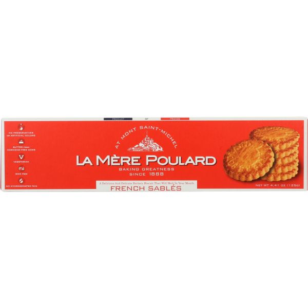 LA MERE POULARD: Biscuits French Sables Butter, 125 gm