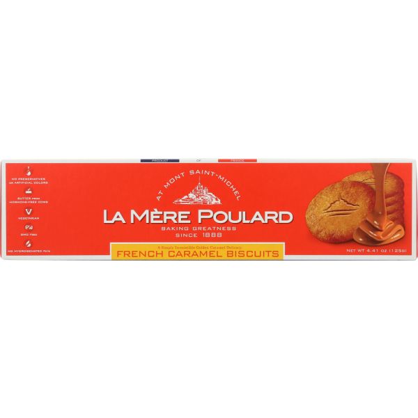 LA MERE POULARD: Biscuits French Caramel, 125 gm