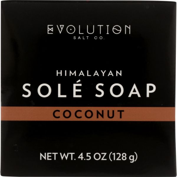 EVOLUTION SALT: Coconut Sole Bath Soap, 4.5 oz