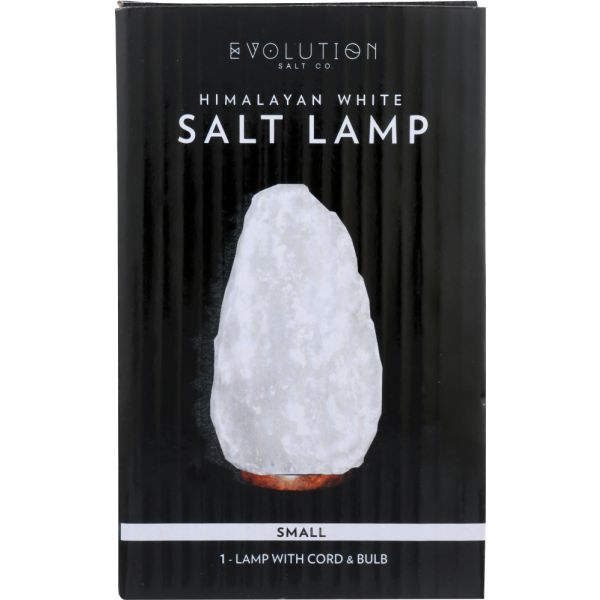 EVOLUTION SALT: Lamp Salt Himalyan White, 6 lb