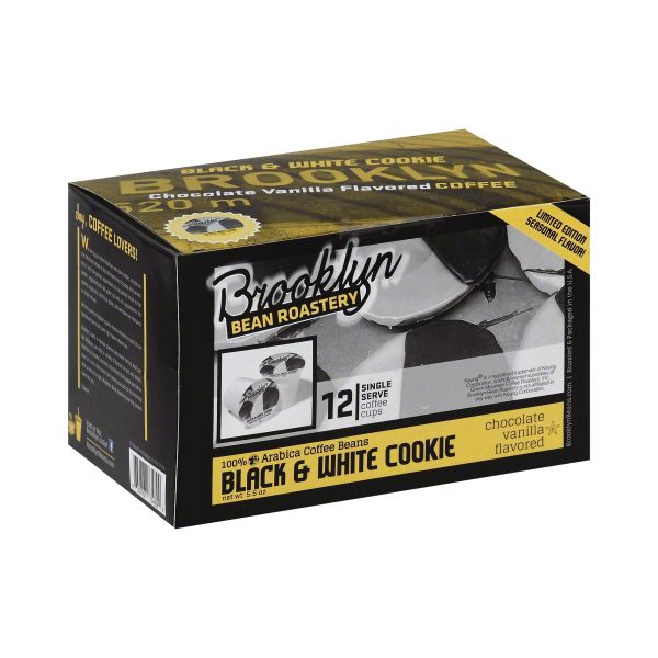 BROOKLYN BEAN ROASTERY: Coffee Black & White Cookie 12 pc, 5.5 oz