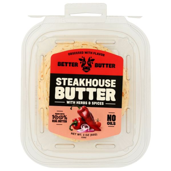 BETTER BUTTER: Steakhouse Butter, 3 oz