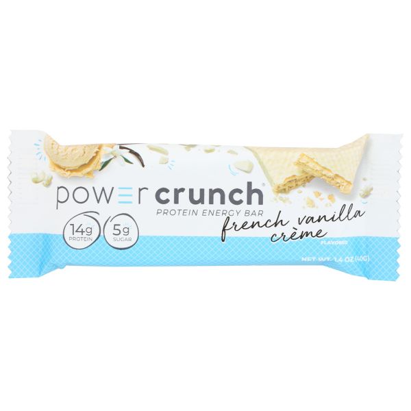 POWER CRUNCH: French Vanilla Creme Protein Bar, 40 gm