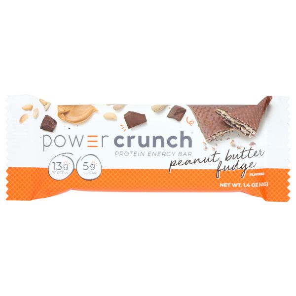 POWER CRUNCH: Peanut Butter Fudge Protein Wafer Bar, 40 gm