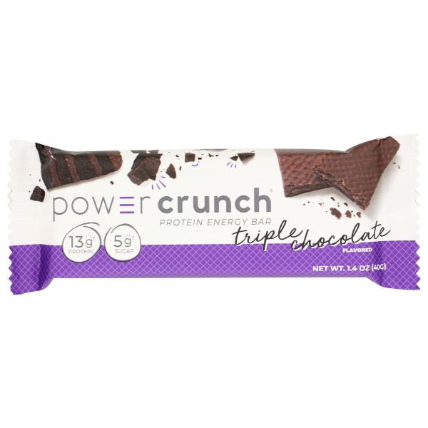 POWER CRUNCH: Bar Protein Triple Chocolate, 40 gm