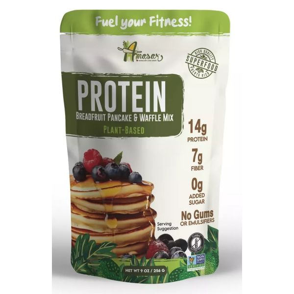 AMASAR: Protein Breadfruit Pancake and Waffle Mix, 9 oz