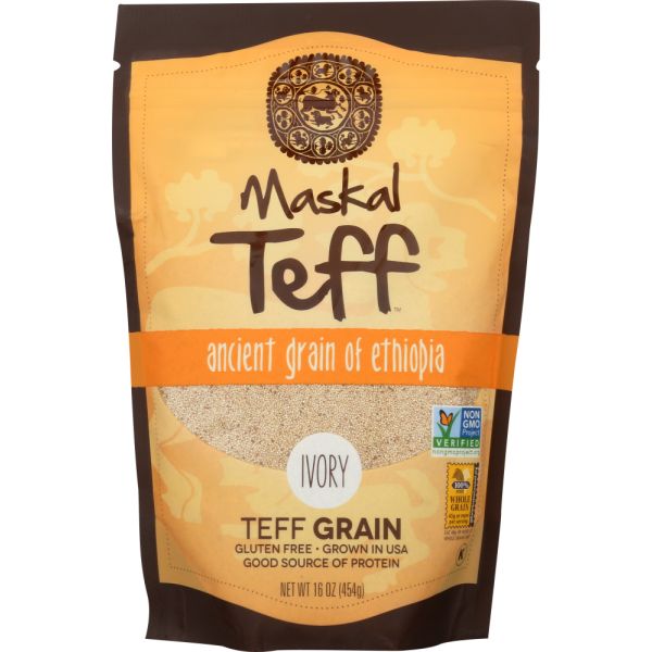 MASKAL TEFF: Teff Ivory Grain, 16 oz