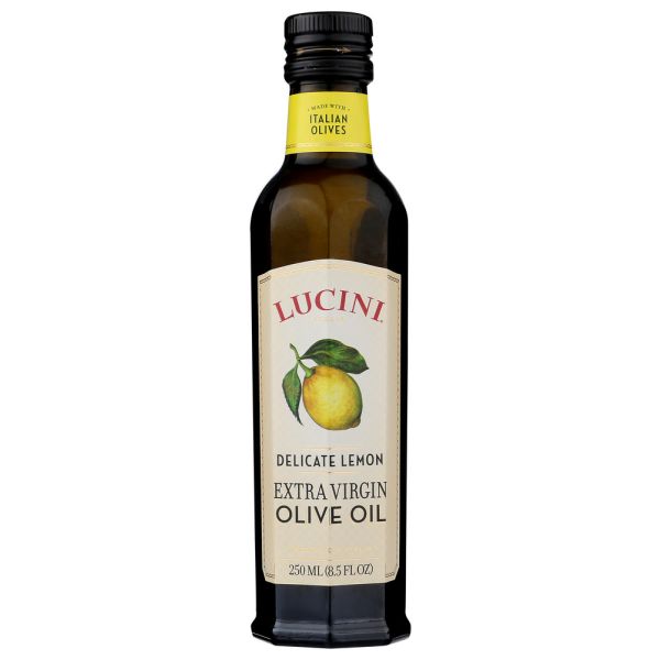 LUCINI: Olive Oil Extra Virgin Delicate Lemon, 8.5 oz