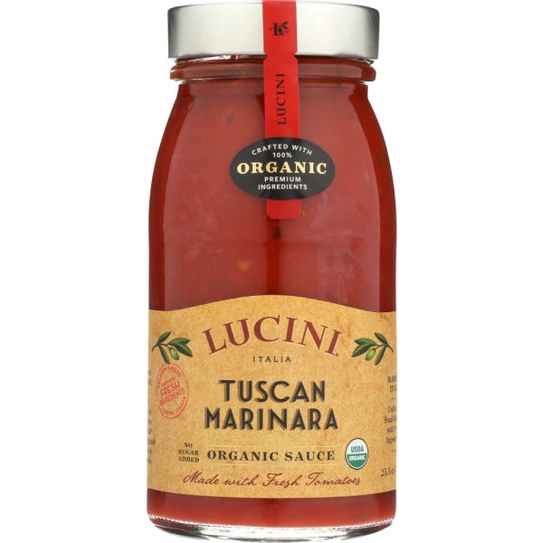 LUCINI: Sauce Tuscan Marinara Organic, 25.50 oz