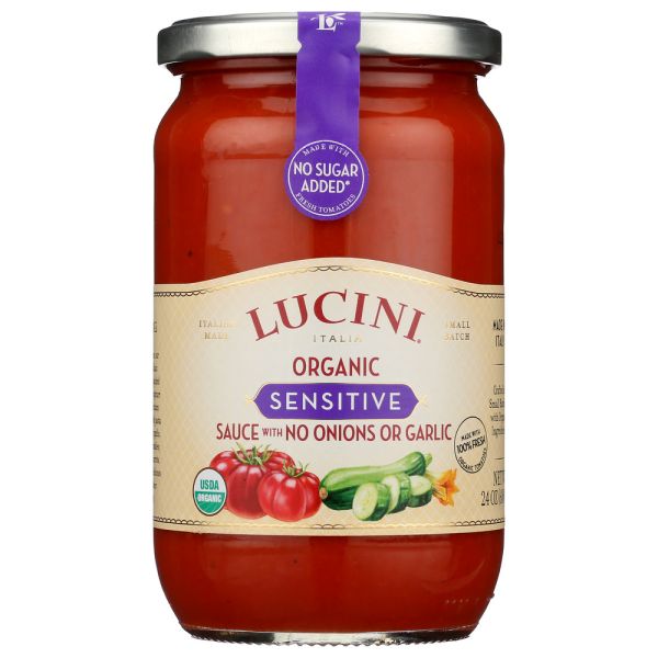 LUCINI: Sauce Tomato Sensitive, 24 oz