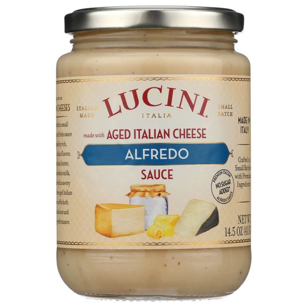 LUCINI: Sauce Pasta Alfredo, 14.5 oz 