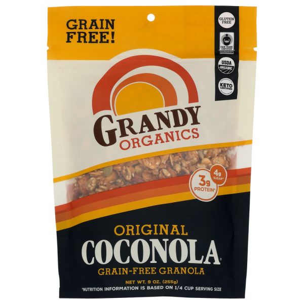 GRANDY OATS: Original Coconola Grain Free Granola, 9 oz