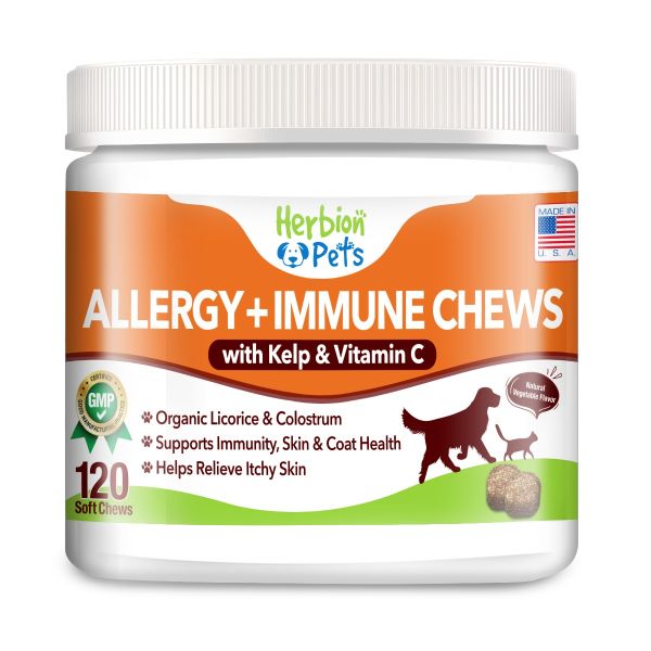 HERBION NATURALS: Tablet Pet Alrgy Immn Chw, 120 tb
