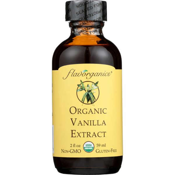 Flavorganics Organic Vanilla Extract, 2 Oz