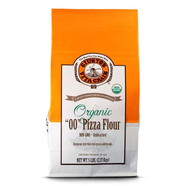 GIUSTO'S: Organic "00" Unbleached Pizza Flour, 5lb