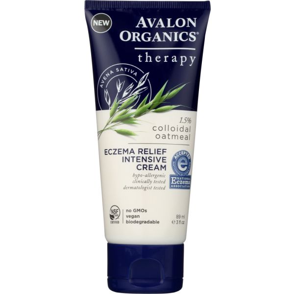 AVALON ORGANICS: Cream Eczema Therapy, 3 oz