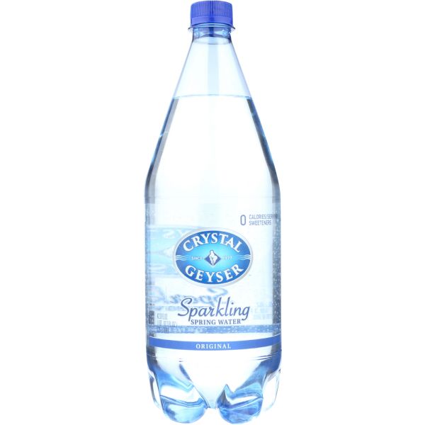 CRYSTAL GEYSER: Sparkling Mineral Water Original, 1.25 lt