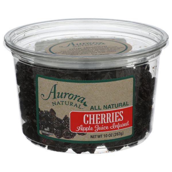 AURORA NATURAL: Apple Juice Infused Cherries, 10 oz
