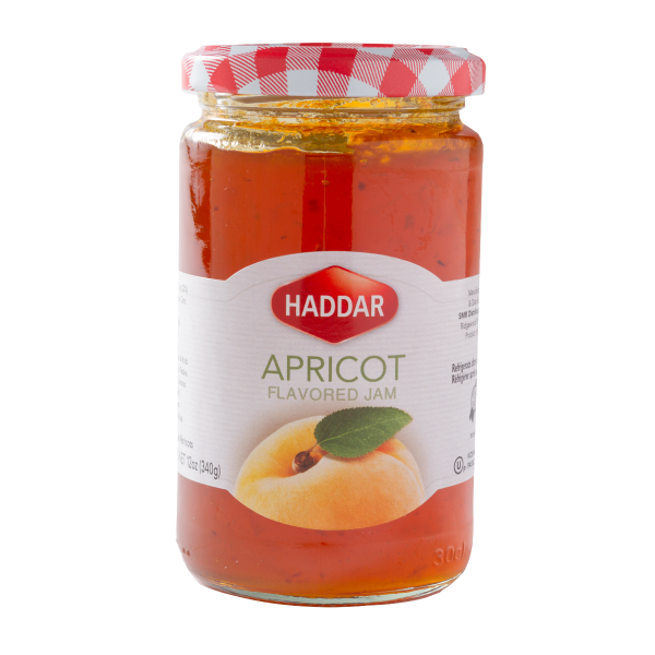 HADDAR: Jam Apricot, 12 oz