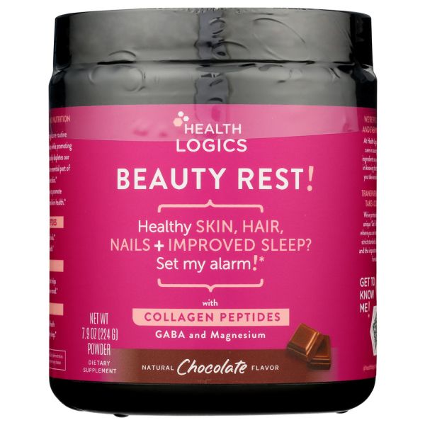 HEALTH LOGICS: Collagen Pwdr Beauty Rest, 224 gm