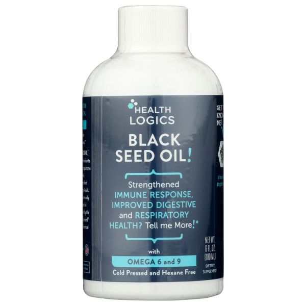HEALTH LOGICS: Black Seed Oil, 180 ml