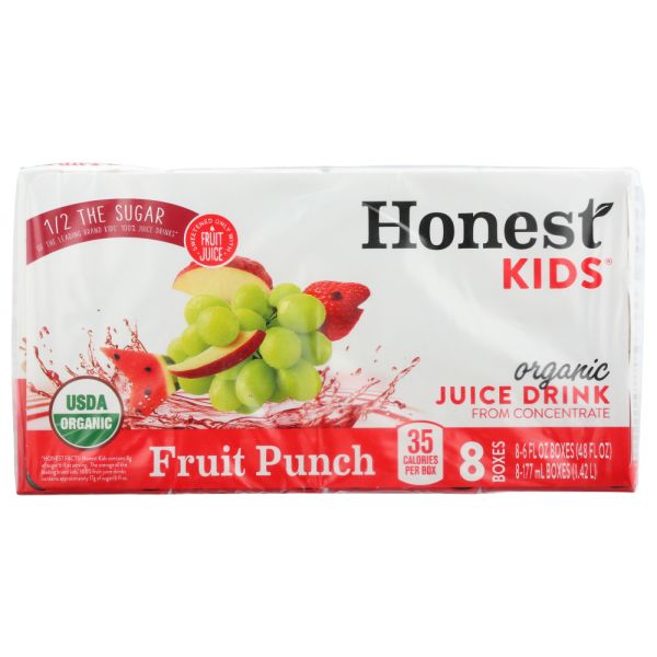 HONEST KIDS: Fruit Punch Juice 8Pk, 48 fo