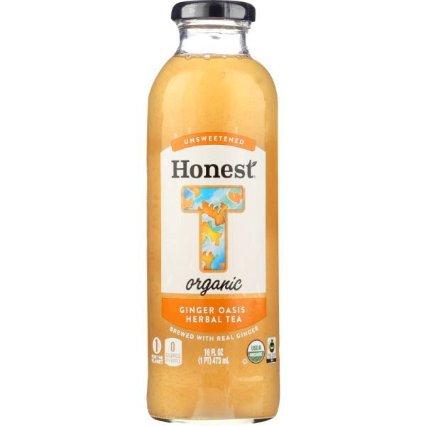 HONEST TEA: Organic Ginger Oasis Herbal Tea, 16 fo