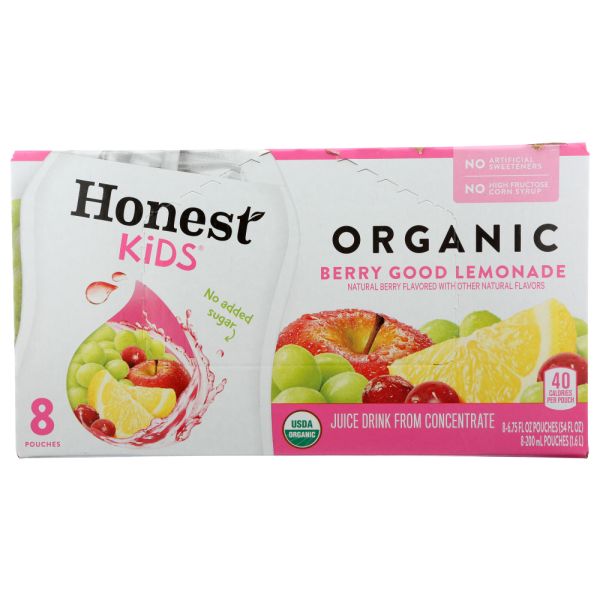 HONEST TEA: Berry Good Lemonade Juice 8Pk, 54 fo