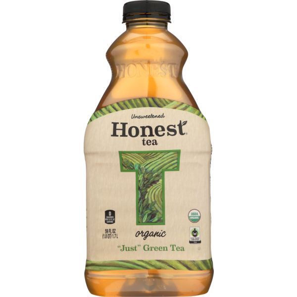 HONEST TEA: Organic Unsweetened Just Green Tea, 59 oz