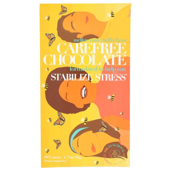 THE FUNCTIONAL CHOCOLATE COMPANY: Carefree Chocolate, 1.75 oz
