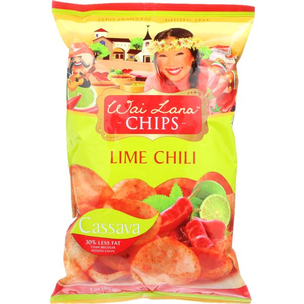 WAI LANA: Cassava Chip Lime Chili, 3 oz