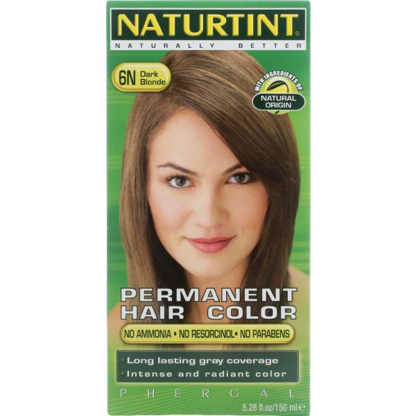 Naturtint Permanent Hair Color 6N Dark Blonde, 5.28 oz