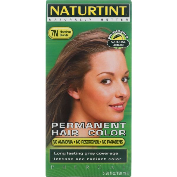 NATURTINT: Permanent Hair Color 7N Hazelnut Blonde, 5.28 oz