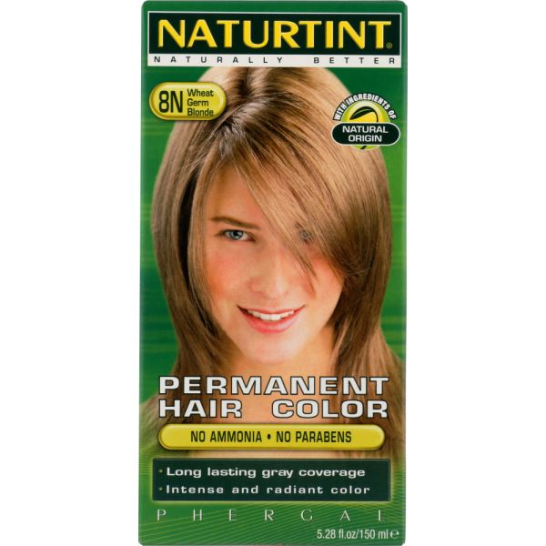 Naturtint Permanent Hair Color 8N Wheat Germ Blonde, 5.28 oz