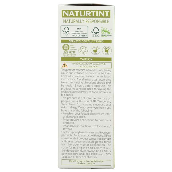 Naturtint Permanent Hair Colorant 4M Mahogany Chestnut, 5.28 oz