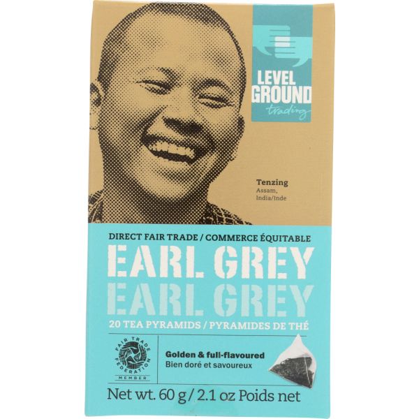 LEVEL GROUND COFFEE: Tea Earl Grey 20 Bags, 2.1 oz