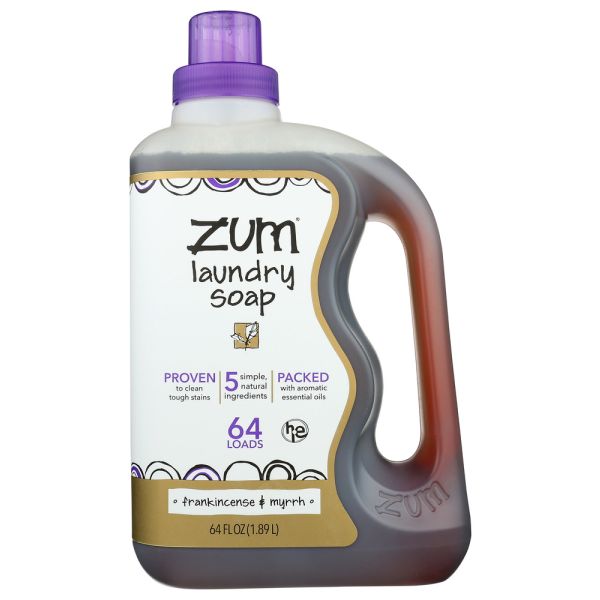 ZUM: Frankincense And Myrrh Laundry Soap, 64 fo