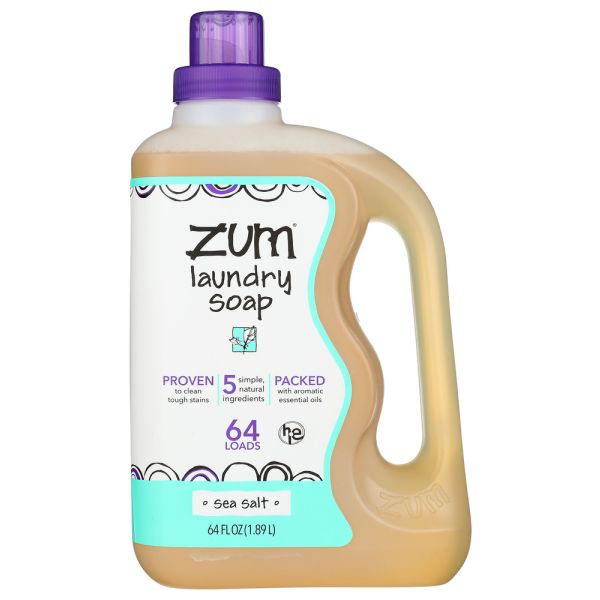 ZUM: Soap Laundry Sea Salt, 64 FO