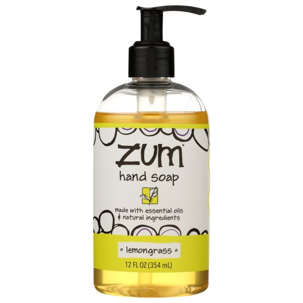 ZUM: Soap Hand Lemongrass, 12 fo