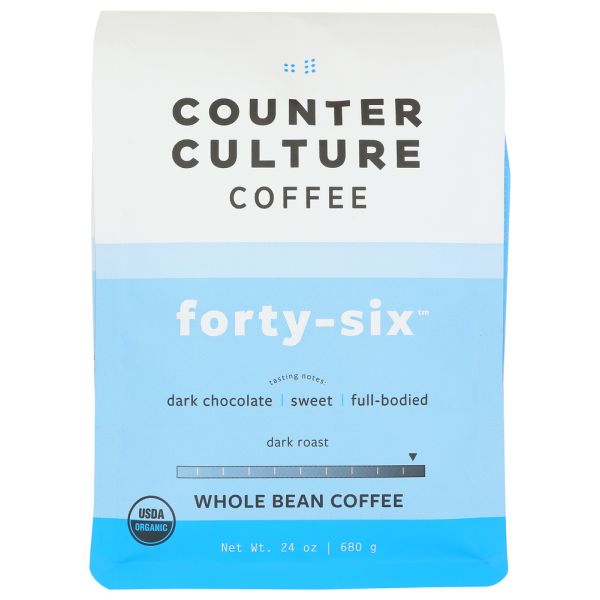 COUNTER CULTURE: Forty Six Whole Bean Coffee, 24 oz