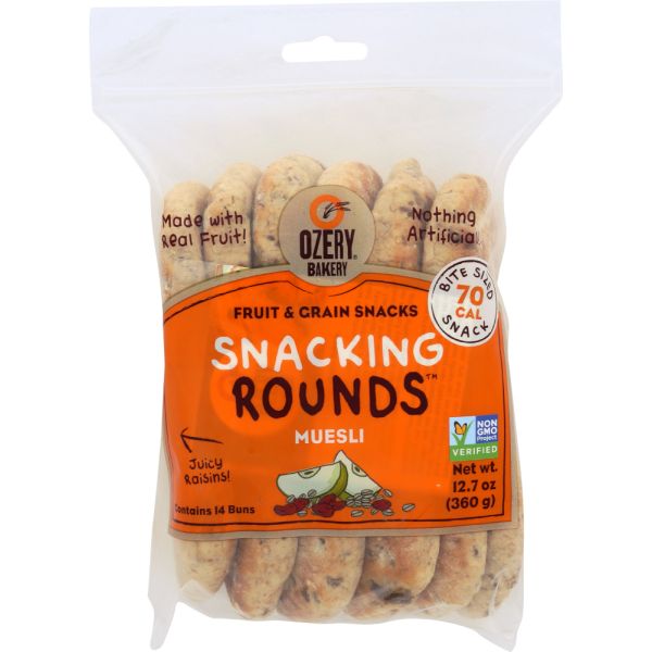 OZERY BAKERY: Snacking Rounds Muesli, 12.7 oz