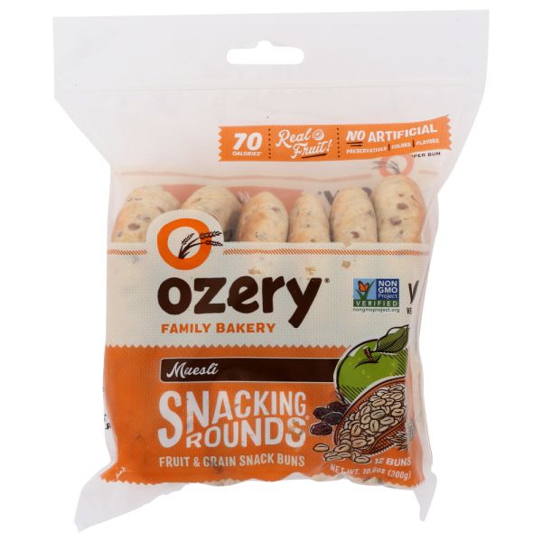 OZERY BAKERY: Muesli Snacking Rounds, 10.6 oz