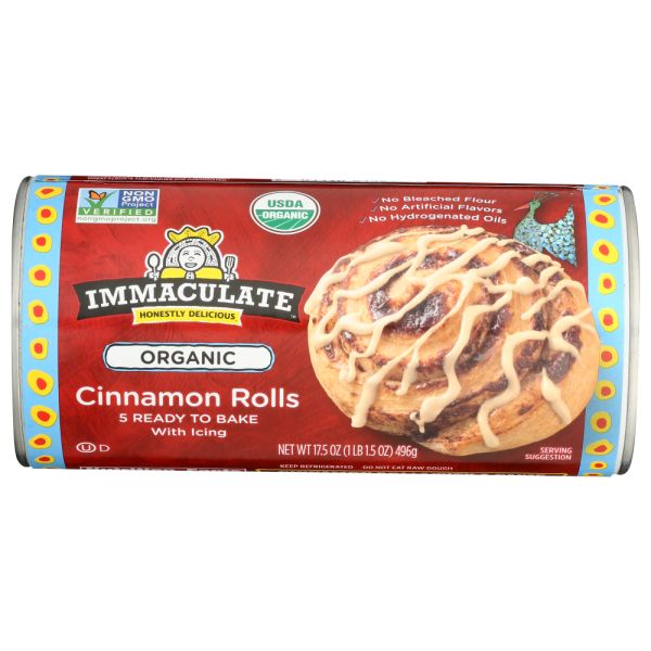 IMMACULATE BAKING: Organic Cinnamon Rolls, 17.5 oz