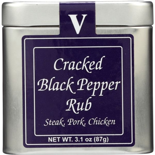 VICTORIA TAYLORS: Cracked Black Pepper Rub, 3.1 oz