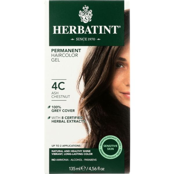 HERBATINT: Hair Color 4C Ash Chestnut, 4.56 oz