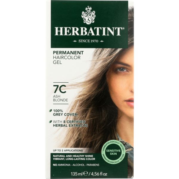 HERBATINT: Hair Color 7C Ash Blonde, 4.56 oz